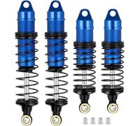 Runup 4pcs Front & Rear Shock Absorber Set for Losi 1/16 Mini-B 1/18 Mini-T (Blue)