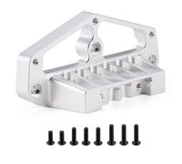 Runup Aluminium Front Lower Arm Stabiliser Bracket for 1/12 Tamiya CW01 Chassis Lunch Box RC Car Replacement Upgrade Parts (Silver)