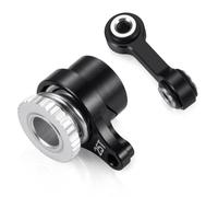 Runup Aluminum 25T Servo Saver and Steering Drag Link Servo Linkage Tie Rod Set for Arrma 1/18 Granite Grom/Typhon Grom 1/14 Mini Mojave Grom 2S RC Car Upgrade Accessories