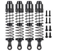 Runup Aluminum Oil Shock Absorber 90mm Extended for 1/12 TA-mi-ya CW-01 Lunch Box 58347 RC Monster Car Upgrade Parts (Silver)