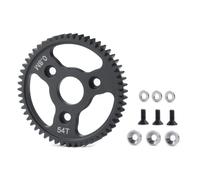 Runup Carbon Steel 54T 56T 58T Spur Gear Main Gear 32P 0.8M Gear for 1/10 Tra-xxas Slash Platinum Rustler Stampede 4x4 VXL 2WD Jato Rally E-REVO Summit T-Maxx (54T)