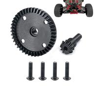 Runup Carbon Steel Diff Gear 43T 10T Gearbox Differential Gears Set for Arrma 1/8 Kraton/Notorious/Outcast/Talion 6S BLX /Typhon6S TLR 1/7 Fireteam/Mojave 6S BLX 4WD