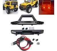 Runup Metal Front&Rear Bumper with Light for AXIAL SCX24 Jeep Wrangler AXI00002 1/24 RC Crawler Car Upgrade