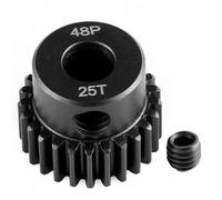 Runup Steel 48P 5 mm Bore Sprocket Motor Gear 17-29T for Arrma HPI Kyosho Losi Axial Tra-xxas Tamiya 1/5 1/6 1/8 1/10 RC Car Monster Truck Buggy (25T)