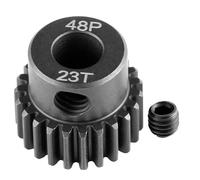 Runup Steel 48P 5 mm Bore Sprocket Motor Gear 17-29T for Arrma HPI Kyosho Losi Axial Tra-xxas Tamiya 1/5 1/6 1/8 1/10 RC Car Monster Truck Buggy (23T)