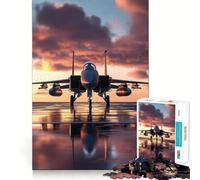 Runway at Dawn Hard Jigsaw Puzzle for Adults 1000 Pieces Fine Logic Toy Calm Fun Neat Edge Thoughtful Gift (50x75cm)
