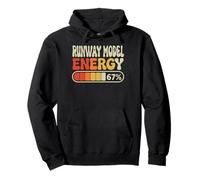 Runway Model Energy 67 Percent Funny Job Title Humor Pullover Hoodie