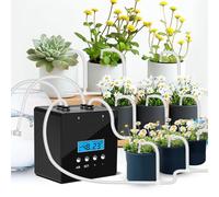 RUNWUSHENG Plant Watering Devices, 20 Potted Indoor Houseplants Support, Plant Watering Devices, Auto Drip Irrigation Kit Programmable Water Timer