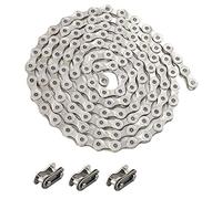 Runxingfu Bike Chain Single Speed Ordinary Bicycle Chain 16 Inch 74 Links