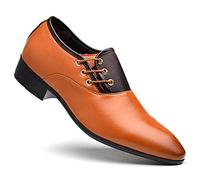 Runxingfu Men Business Casual Shoes - Men's Leather Shoes Formal Dress Oxford Soft Casual Shoes