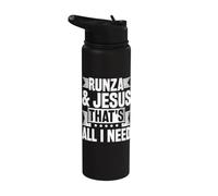 Runza & Jesus - That's All I Need Stainless Steel Insulated Water Bottle