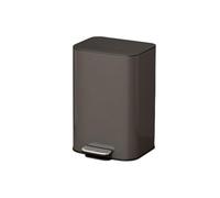 RUNZE765Z Wastepaper Basket 23 L Step Pedal Trash Can Wastebasket for Bathroom Soft Close Lid for Office Home Garbage Can(Black)