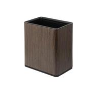 RUNZE765Z Wastepaper Basket Chinese Retro Style Trash can Double-layered,Open Top Bedroom Bin, Waste Basket for Kitchen Rooms Garbage Can