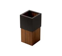 RUNZE765Z Wastepaper Basket Decorative Square Wastebasket，Garbage Can for Home Accent, Kitchen, Bathroom Accessories Garbage Can