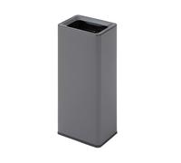 RUNZE765Z Wastepaper Basket Stainless Steel Open Top Trash Can Garbage for Kitchen Bathroom Office and More with Removable Bin Garbage Can(Silver)