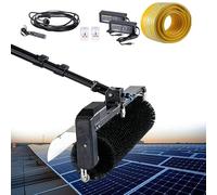 RUODATONLY 3.5/5.5/7.5M Solar Panel Cleaning Tools, 60cm Roller Brush Head, Solar Photovoltaic Panel Cleaning Machine, Water Fed Pole Cleaning Kit, Operations from -10°C Freeze to 40°C 7.5m/24ft