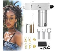 RUODATONLY Dreadlock Machine For Locs Electric, Instant Loc Machine For Handheld Portable Dreadlock Maker, Dreadlock Machine For Locs Can Faster And Easier DIY Dreadlocks With 3 Tube Heads