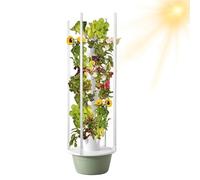 RUODATONLY Hydroponic Tower, 9Layer Hydroponics Growing System Kit with 36 Slots and nutritional pack set, Vertical Garden System with 30L Water Tank for Indoor Outdoor Home, Patio 9Layer