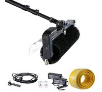 RUODATONLY Solar Photovoltaic Panel Cleaning, with Extension Pole, Professional Long Reach Soft Brush for Solar Panel Cleaning Rotary Photovoltaic Cleaning Equipment 7.5m/24ft