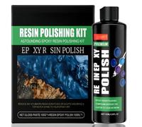 Ruojiar Epoxy Resin Polishing Kit, Fine Grit 2000, Crystal Clear, For Glass, Plastic, Metal