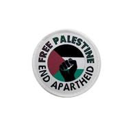 Ruoming Ruoming 1 PCS PCS Palestine Flag Patches Hook and Loop Fastener Embroidered Tactical Military National Palestine Patch (4)