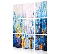 Ruonin.X 8 Pack Acoustic Wall Art Panel. 35"x 47" Decorative Sound Absorbing Panel,Acoustical Soundproof Wall Panels,Better Acoustic than foam, Suitable for Recording Studio Acoustical Treatments.
