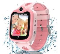 Ruopoem Kids Smart Watch Boys Girls, 4G Smart Watch for Kids Watch with Video Call GPS SOS Voice Chat Games School Mode Alarm Clock, KidsGPS Tracker Watch Phone Birthday Toy Gifts for 4-12 Years Old