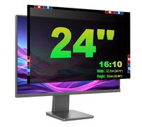 ruord Magnetic Privacy Screen Protector for 24 Inch 16:10 Monitor - Blue Light Filter & Anti-Glare, Detachable Privacy Film | Double-Sided Privacy Filter