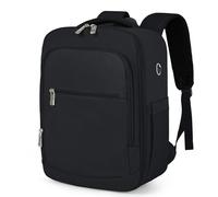 RuoSien Easyjet Cabin Bag 45 x 36 x 20 Underseat Travel Backpack | Anti-Theft Hand Luggage Carry-On Fits 15.6-inch Laptop with USB Charging Port Trolley Sleeve