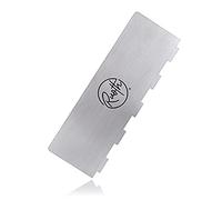 Ruoth® Cake Comb Scraper. Tall (9 Inches/22.9 cm) Metal Cake Scraper Stripes. Metal Cake Smoother for Buttercream Stripes to Add to Your Cake Scraper Collection.