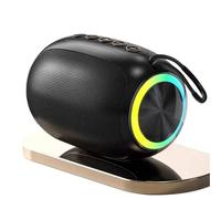 RUOVXWU Bluetooth Speaker, Portable Wireless Speaker 18-Hour Playtime, 10M Bluetooth Range, Enhanced Bass, Noise-Cancelling Mic, Black