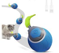RUOVXWU Speedy Tail Cat Toy Interactive Electric Automatic Cat Toys USB Rechargeable Upgraded Three Mode Smart Irregular Moving Toy Smart Pet Toys Ball for Indoor Outdoor