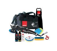 RUPES BigFoot LHR21 Mark III Luxury Professional Random 150mm Orbital Polish Kit With Coarse and Fine Compounds and Pads With Micro Fibre Cloths In Tool Bag
