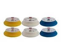 RUPES D-A Series 4" Orbital Foam Polishing Pads Bundle - Includes 2 Fine, 2 Ultra Fine and 2 Coarse Foam Pads - Tailored to Meet The Diverse Needs of Automotive Detailing