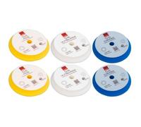RUPES D-A Series 6" Orbital Foam Polishing Pads Bundle - Includes 2 Fine, 2 Ultra Fine and 2 Coarse Foam Pads - Tailored to Meet The Diverse Needs of Automotive Detailing