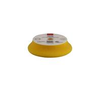 RUPES Orbital Foam Polishing pad for Car Sanding, Polishing & Waxing, Dual Action Polisher Pad, Car Cleaning Supplies for Compounding (Yellow, 80/100mm, Single Pad, Fine)