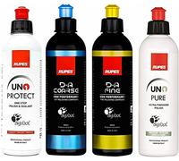 RUPES The Clean Garage New DA System Combo Kit | 4 250ml Bottles | Polish & Compound