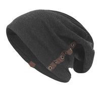 Ruphedy Slouchy Beanie for Men & Women Cotton Long Slouch Beanie Skull Cap Knit Hat (B020-Grey)