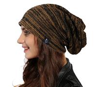 Ruphedy Women Slouchy Beanie Hat Knit Long Baggy Slouch Skull Cap for Winter, B5001-ginger, One Size