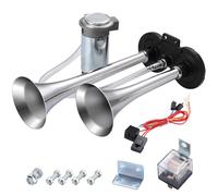 RUPSE 150DB Air Horn, Car Horn for Truck Boats Car, Super Loud Train Horn, 12v Air Horns with Compressor, Airhorn for All 12 V Vehicles and Motorcycles