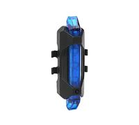 Ruqingg 1PC USB Rechargeable Bicycle Light Waterproof Bike Tail Light 3 Modes Bike Safety Warning Lamp Fits All Mountain Bikes, Road Bicycle, Backpack(Blue) lights led li