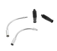 Ruqingg Bike V Brake Noodles Cable Guide Bend Tube Pipe Rubber Boots Set MTB Mountain Bicycle Sleeves Protector Hose bike brake noodle