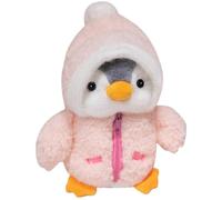 Ruqingg Penguin Plush, Cute Penguin Stuffed Animal with Hat and Clothes 10" Cuddly Christmas Stuffed Animals, Soft Body Pudgy Penguins for Home Xmas Party Winter Ornament, Style 1