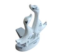 Rural Cast Metal Duck Molded Door Lid Artisanal Deck for Ranch Garden Entryway Rural Iron Animal Door Segment