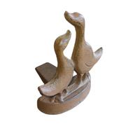 Rural Cast Metal Duck Molded Door Lid Artisanal Deck for Ranch Garden Entryway Rural Iron Animal Door Segment