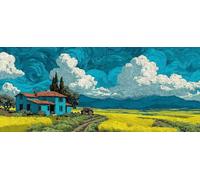 Rural Diamond Art Farm Diamond Painting Kits for Adults 5D DIY Full Round Drill Cross Stitch Kits for Adults Arts and Crafts for Home Bedroom Decor, Room Decor, Gifts for Women 40 * 80cm -yym2603T8