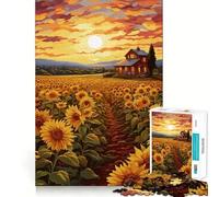 Rural Field 1000 Piece Jigsaw Puzzles for Adults Jigsaw Recall Boost Mental Relax Smooth Cut Birthday Gift (38x52cm)
