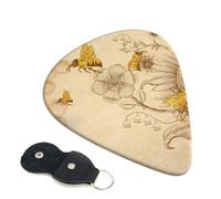 Rural Honey Bees Wildflowers Guitar Pickfor Pickups For Acoustic Electric Guitar Bass Ukulele