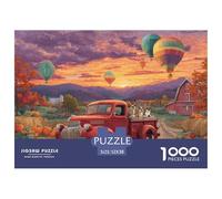 Rural Jigsaw Puzzles 1000 Pieces for Adults Village Puzzle Game for The Whole for Women Home Decoration 100% Recvcled Cardboard 52x38cm/1000pcs