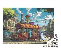 Rural Market Puzzles for Adults 1000 Pieces in Vibrant Colours Favourites Jigsaw As A Logic Skill Puzzle for Beautiful Decoration Puzzle 52x38cm/1000pcs
